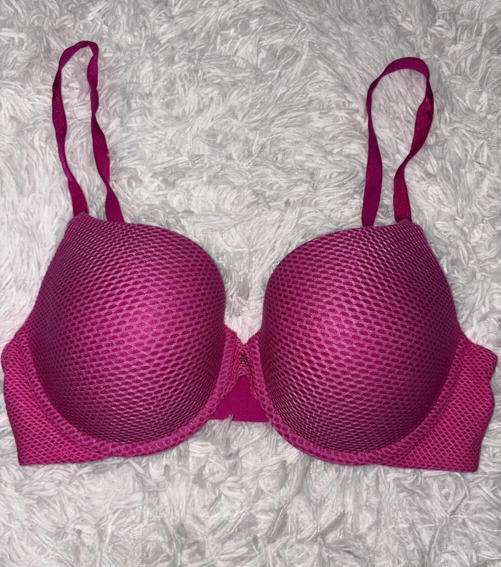 Victoria’s Secret 36 D hot Pink “Uplift Semi Demi Bra”. Comf. Great Quality